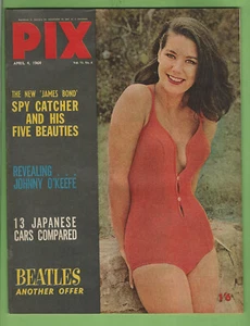 #T331.   PIX  MAGAZINE - 4 APRIL 1964, JAMES BONDS GIRLS  - Picture 1 of 3