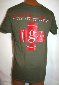GARTH BROOKS 2010 Rescue Party Nashville 10 Flood Concert T-SHIRT L Army Green - Picture 1 of 2
