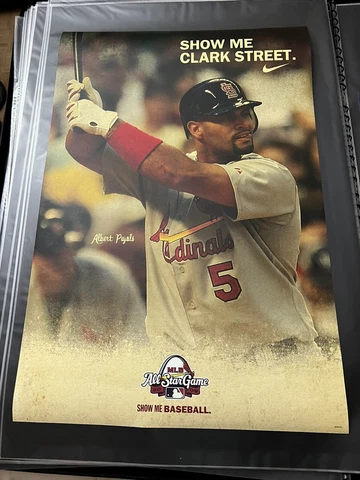 ⚾️ Albert Pujols 2009 MLB All-Star Game Nike Poster St. Louis Cardinals 36x24 Cover