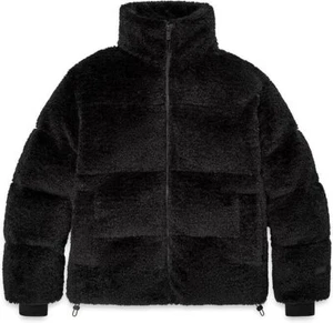 UGG Womens Emmalyn UGGfluff Puffer Jacket Tar, Size XL - Tar/Black - Picture 1 of 4