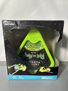 USAOPOLY Rick and Morty Trivial Persecución Adulto Nadar 100 Tarjetas, 1 Dado y Reglas - Imagen 1 de 9
