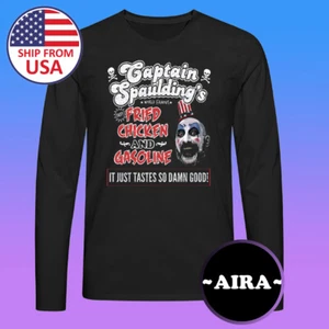 CAPTAIN SPAULDING Gasoline Men's Black Size S-2XL - Picture 1 of 1