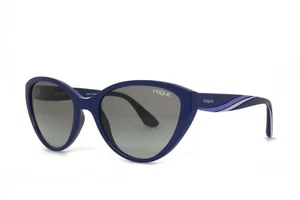 VOGUE 5105S 2464 11 55-19-140 2N BLUE New Women's Sunglasses - Picture 1 of 5