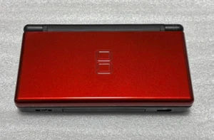 Consola Nintendo DS Lite USG-001 rojo carmesí negra versión Japón probada funcionando - Imagen 1 de 3