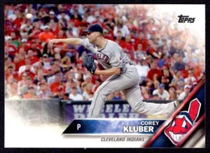 2016 Corey Kluber Cleveland Indians Topps Baseball Card # 64 - Picture 1 of 2