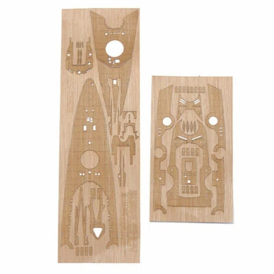 Deutsch WWII Schlachtschiff Bismarck Bausatz Model Holzdeck Tamiya 78013 1/350 - Bild 1 von 4