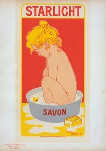 13038.Decoration Poster.Room wall design.Vintage interior art.Baby girl soap ad - Picture 1 of 1