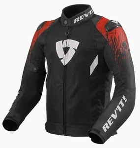 Revit giacca moto estiva Tg L ventilata Quantum 2 air nero rossa biker jacket - Foto 1 di 2