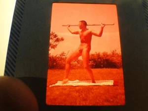 Vintage 1950s Gay Interest Nude Male Art 35MM Slide Midwest Photographer     HAk - Picture 1 of 2