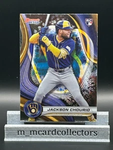 JACKSON CHOURIO RC 2024 Bowman's Best #38 Milwaukee Brewers - Picture 1 of 3