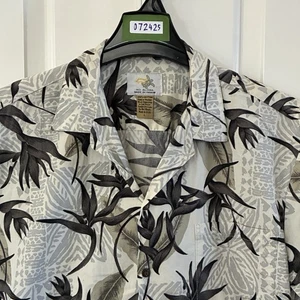 HO ALOHA Hawaiihemd L beige Paradiesvogel Aloha Freizeit Islandwear Herren USA - Bild 1 von 6