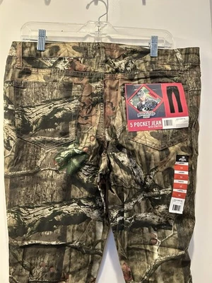 Mossy Oak Break Up Infinity Women Size 12 Jeans 5 Pocket Stretch Camo Hunting - Image 1 of 4