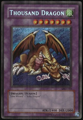 Yu-Gi-Oh! - Metal Raiders Thousand Dragon 2002 MRD-143 Unlimited - Image 1 of 2