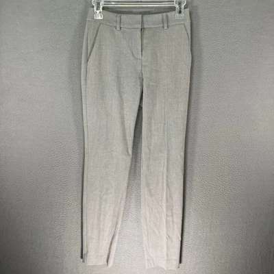 Express Columnist Ankle Pants Mid Rise Grey Size 00 - Image 1 of 4