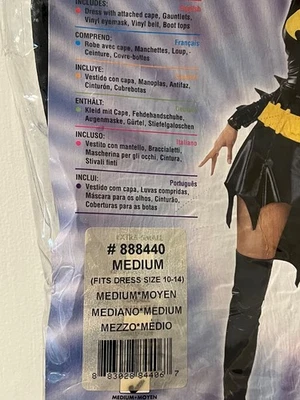 BATGIRL WOMENS HALLOWEEN COSTUME - Image 1 of 2