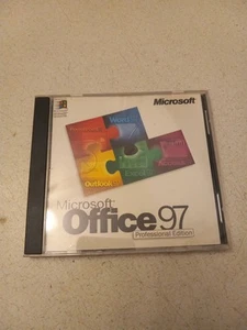 MICROSOFT OFFICE 97 Professional Edition (CD, 1997) with CD Key Code - Photo 1/4
