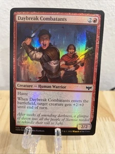Magic The Gathering Daybreak Combatants FOIL #153/277 Innistrad: Crimson Vow común casi nuevo/muy bueno - Imagen 1 de 1