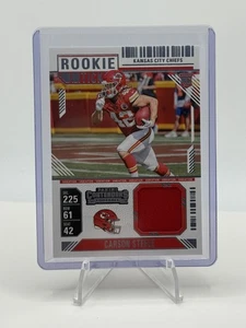 Carson Steele 2024 Panini Contenders Rookie Ticket Swatches MEM RTS-CSE - Picture 1 of 2