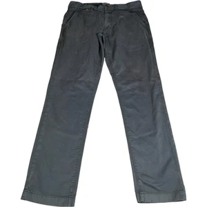 Barbour Utility Trousers Men's W36 L34 Grey 100% Cotton Garment Dyed Chinos - Picture 1 of 15