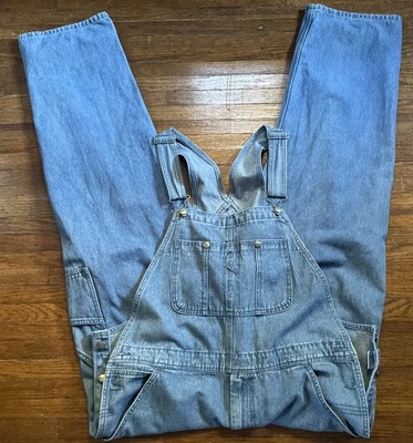 Mono con tirantes Craftsman azul denim para hombre - 40 X 32 Foto 1 de 4