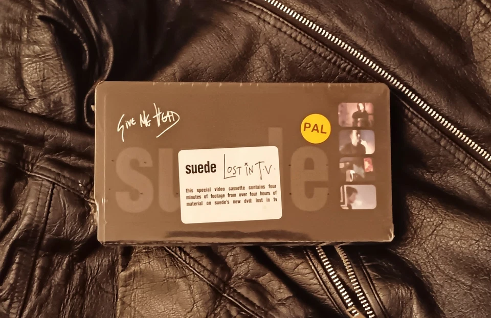 SUEDE PROMO VHS/ Brand New, Sealed RARE/ Give Me Head by Simon Gilbert Britpop - Bild 1 von 3