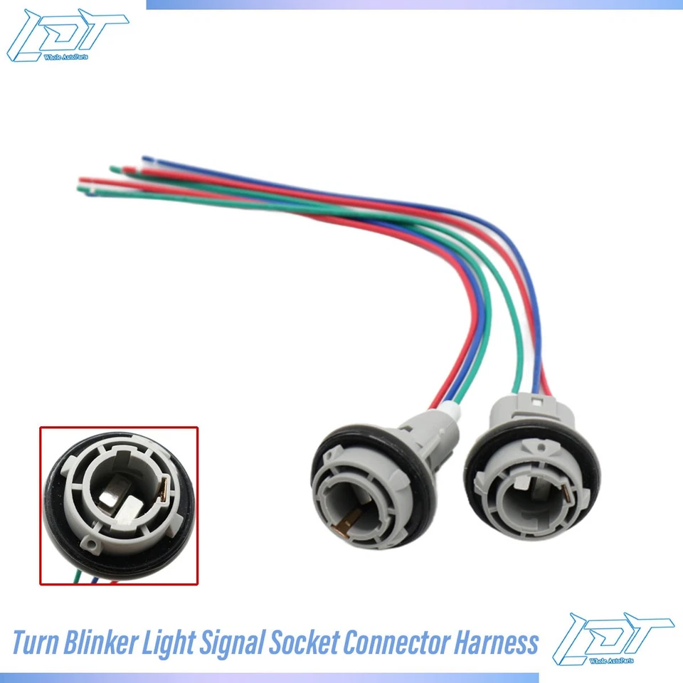 Enchufe conector bombilla señal de giro delantero para Honda Civic 33302-SR3-A01 Foto 1 de 4