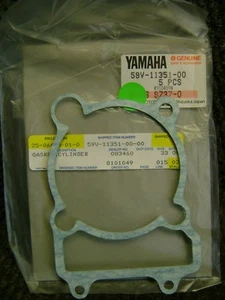 YAMAHA NOS OEM CYLINDER BASE GASKET 59V-11351-00-00 YFM250 BIG BEAR TTR230 TW200 - Picture 1 of 2