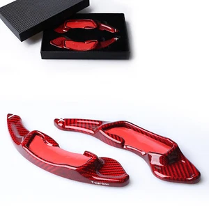 For Subaru XV BRZ Toyota GT86 FR-S 2PCS Carbon Fiber Steering Wheel Shift Paddle - Picture 1 of 11