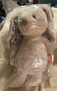 B.Softies Happyhues Plush Bunny Butterscotch Blush-Beige Coral Stuffed Lovey 12" - Picture 1 of 7