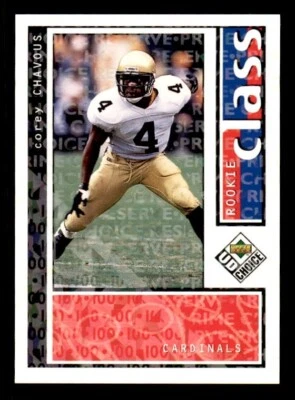 1998 UD Choice Prime Choice Reserve #205 Corey Chavous Rookie #/100 - Image 1 of 2