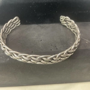 Vintage verstellbare Manschette 925 Sterlingsilber Armband einzigartig handgefertigt - Bild 1 von 11