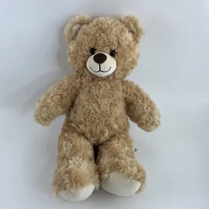 Build A Bear Teddy Swirl Fur Plush Tan Fuzzy 18” Classic Stuffed Animal - Picture 1 of 8