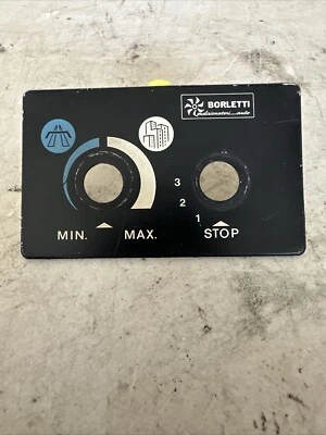 Placa de informações interruptor CA 109820 Ferrari 208 308 365 400i 512 HVAC fabricante de equipamento original - Imagem 1 de 4