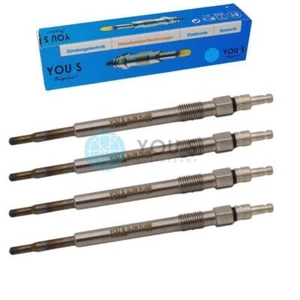 4 Piece You.S Original Glow Plugs for Audi A4 (8EC, B7) Avant (8ED,B7) 2.0 Tdi - Picture 1 of 2