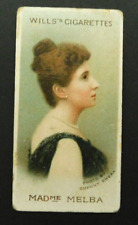 Original Wills Cigarette Card Issued 1911 Musical Celebrities #41 Nellie Melba