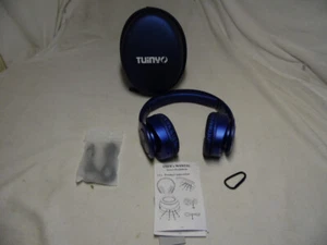 TUINYO TP 19 Blu Scuro Doppia Connessione Bluetooth/3,5mm Cavo Filo/Wireless 3629 - Foto 1 di 6