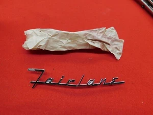 NUEVO 55 56 Ford Fairlane capó delantero placa de nombre escritura #B5A-16604-B - Imagen 1 de 7