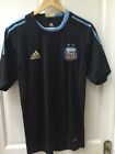 Adidas -2010 Argentina Training Football Shirt-Black- Medium-VG Condition-