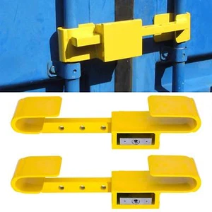 2x Contenedor Cerradura de Seguridad Protección contra Robos Candado 4 Llave - Imagen 1 de 7