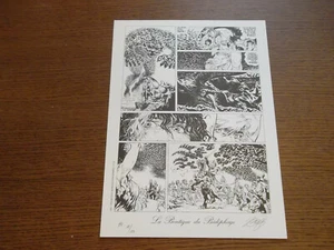 ex-libris hans(fac-similé de planche) - Imagen 1 de 1