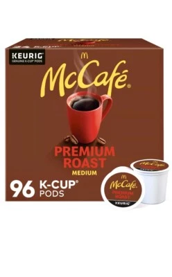 MCCAFÉ McCafe, Premium Roast Coffee, Keurig Single Serve K-Cup Pods, 96 Count