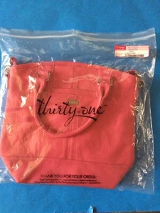 Thirty One 31 Paris Montreal Candy Pink Paris Pebble Purse NEW - Picture 1 of 4