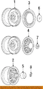 Used Wheel Cover fits: 1989 Cadillac Brougham wire type Grade A - Picture 1 of 2