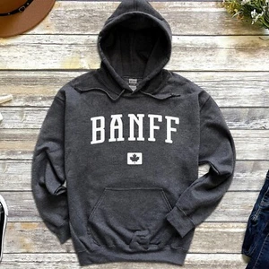Banff Hoodie | Banff Canada Pullover Hoodie | Alberta, Canadian, Banff Vacation - Picture 1 of 9