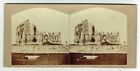 Victorian Stereoview Photo Yorkshire Whitby Abbey