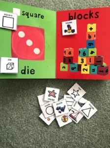 Special Needs / Autism Adapted Interactive Book - Shapes Touch & Feel - Picture 1 of 2