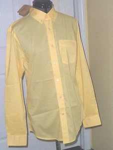 *DOCKERS MEN'S SHIRT SIZE M YELLOW BUTTON FRONT LIGHTWEIGHT MSRP:$55.00 NWT - Picture 1 of 1