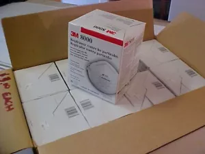3M 8000 Particle Respirators N95 Mask (240 Per Case) Made in USA (New) - Picture 1 of 7