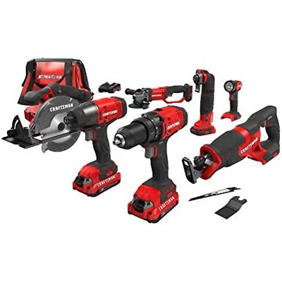 CRAFTSMAN V20* Cordless Drill Combo Kit, 7 Tool (CMCK700D2) - Image 1 of 4