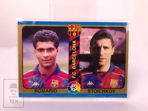 Hristo Stoichkov + Romario Card FC Barcelona 1994 Mundi Cromo #9 - Football - Picture 1 of 2